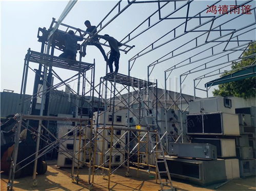 上海崇明建設鎮大型推拉篷工地倉儲雨棚哪里做 上?；顒佑昱飯髢r定做